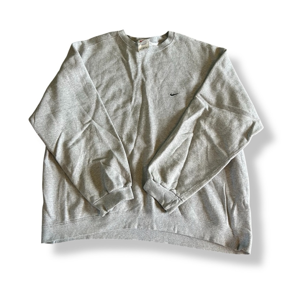 [Nike] VTG 90s Gray Crewneck Pullover